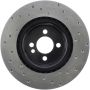 Stoptech 128.34114R Sport Cross Drilled Brake Rotor - Front Left