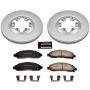 PowerStop CRK2066 Genuine Geomet Coated Rotor and Low-Dust Ceramic Brake Pad Kit