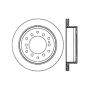 Stoptech 128.44128L Power Slot 03-09 Toyota 4 Runner / 03-09 Lexus GX470 Drilled Left Rear Rotor