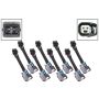 ICT BILLET ICTWAINJ31 Harness Adapter Jetronic EV1 to EV6 Injector