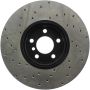 Stoptech 128.34126L Drilled Sport Brake Rotor