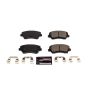 PowerStop Z23-1828 PowerStop - Z23 Daily Driver Carbon-Fiber Ceramic Brake Pads with Hardware Kit