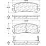 Stoptech 305.03830 Street Select Brake Pads - Rear