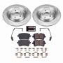 PowerStop KOE8486 OE Stock Replacement Low-Dust Ceramic Brake Pad and Rotor Kit
