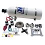 Nitrous Express 63041-15 4150 Covert Crossbar Plate System, Stage 6 50-300Hp (15# Bottle)