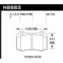 Hawk Performance HB663Z.557 Performance Ceramic Disc Brake Pad