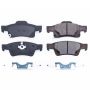 PowerStop 17-1498N PowerStop - Z17 Low-Dust Ceramic Brake Pads with Hardware