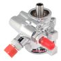 TUFF-STUFF TFS6175ALD-2 Type II Power Steering Pump Chrome w/AN Fitting