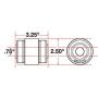 SPECIALTY PRODUCTS COMPANY 15611 X-AXIS SEALED FLEX JOINT