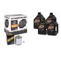 Maxima 90-119014PC V-Twin Quick Change Kit Synthetic w/Chrome Filter Twin Cam