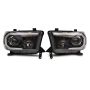 Raxiom TU16007 07-13 Toyota Tundra Axial Projector Headlights w/ SEQL LED Bar- Blk Housing (Clear Lens)
