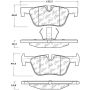Stoptech 308.16130 Street Touring Brake Pads