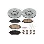 PowerStop KOE1077 OE Stock Replacement Low-Dust Ceramic Brake Pad and Rotor Kit