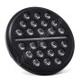 Letric Lighting 7? LED Black Buck-Shot Style multi-mini Headlight