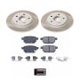 PowerStop SC4737 Semi-Coated Rotor and Low-Dust Ceramic Brake Pad Kit