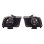Raxiom 413414 05-09 Ford Mustang Axial Series OEM Style Rep Headlights- Chrome Housing (Clear Lens)
