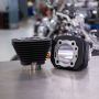 S&S Cycle 910-0697 86-21 Sportster Models 1250cc 3 9/16in Bore Cylinder Set - Wrinkle Black