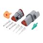 QUICKCAR RACING PRODUCTS QRP71-332 Deutsch Connector - 3-Pin
