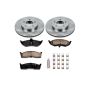 PowerStop KOE1692 OE Stock Replacement Low-Dust Ceramic Brake Pad and Rotor Kit
