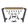 Diode Dynamics DD7267 Jeep JK SS5 Pro CrossLink Windshield - Yellow Combo Lightbar Kit