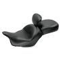 Mustang Motorcycle 79635 Mustang 09-13 Kawasaki Vulcan 1700 Classic Std Touring 1PC Seat w/Driver Backrest - Black