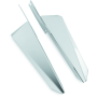 Bikers Choice 488810 83-13 FLH Chrome Wind Deflectors Replaces H-D 58121-85B