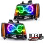 Oracle Lighting 7010-335 2007-2014 Chevrolet Tahoe Pre-Assembled LED Halo Headlights