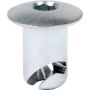 ALLSTAR PERFORMANCE ALL19162 Oval Allen Hd Fasteners 7/16 .500in 10pk Steel