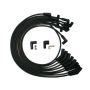 Moroso 9872M Ford 351W Over V/C HEI Unsleeved 135 Degree Mag Tune Ignition Wire Set - Black