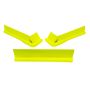 FIVESTAR FIV3022-417-FY Modified Aero Valance 3pc. Fluorescent Yellow