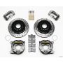 Wilwood 140-7146-DP Forged Dynalite P/S P-B Kit Drilled Polished Ford 8.8 w/2.5in Offset-5 Lug