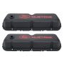 Ford Racing 302-101 Ford Mustang Logo Black Crinkle Valve Covers