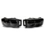 Raxiom R118009 02-05 Dodge RAM 1500 Axial Series OEM Style Rep Headlights- Chrome Housing- Smoked Lens