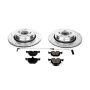 PowerStop K5731 Z23 Daily Driver Carbon-Fiber Ceramic Brake Pad and Drilled & Slotted Rotor Kit