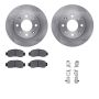 Dynamic Friction 6512-59121 Rotor Kit