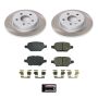 PowerStop SC8488 Semi-Coated Rotor and Low-Dust Ceramic Brake Pad Kit