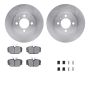 Dynamic Friction 6612-31063 Rotor Kit