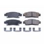 PowerStop 17-883 PowerStop - Z17 Low-Dust Ceramic Brake Pads with Hardware