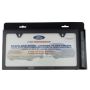 Ford Racing M-1828-SSB Ford Performance Slim License Plate Frame-Black Stainless Steel