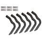 LUND 300056 05-12 Dodge Dakota Quad Cab EZ Running Board Mounting Bracket Kit - Brite