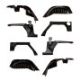 Rugged Ridge 11615.05 XHD Armor Fenders and Liner Kit 07-18 Jeep Wrangler JK 2-Door