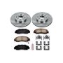 PowerStop KOE1037 OE Stock Replacement Low-Dust Ceramic Brake Pad and Rotor Kit