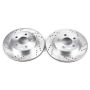 PowerStop AR8249XPR PowerStop Evolution Performance Drilled, Slotted & Plated Brake Rotor Pair