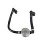J&L 18-19 Ford Mustang GT Passenger Side Oil Separator 3.0 - Clear Anodized