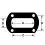 AP Exhaust 9245 Exhaust Pipe Flange Gasket