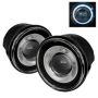 SPYDER 5021472 Halo Projector Fog Lights w/Switch - Clear
