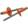 ALLSTAR PERFORMANCE ALL18178 Lg Hd Rivet 250Pk Orange