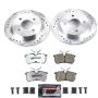 PowerStop K1363-26 Z26 Street Performance Ceramic Brake Pad and Drilled & Slotted Rotor Kit