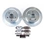 PowerStop K3090-36 Z36 Truck and SUV Carbon-Fiber Ceramic Brake Pad and Drilled & Slotted Rotor Kit