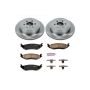 PowerStop KOE5270 OE Stock Replacement Low-Dust Ceramic Brake Pad and Rotor Kit